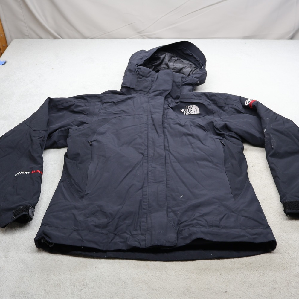 North Face Summit Series Jacket Womens XS Black Hooded Insulated Waterproof
